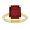 Natural Mozambique Garnet | Emerald | 10 x 8mm