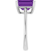 Natural Amethyst | Emerald | 10 x 8mm