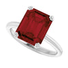 Natural Mozambique Garnet | Emerald | 10 x 8mm