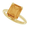 Natural Citrine | Emerald | 10 x 8mm