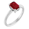 Lab-Grown Ruby | Emerald | 7 x 5mm