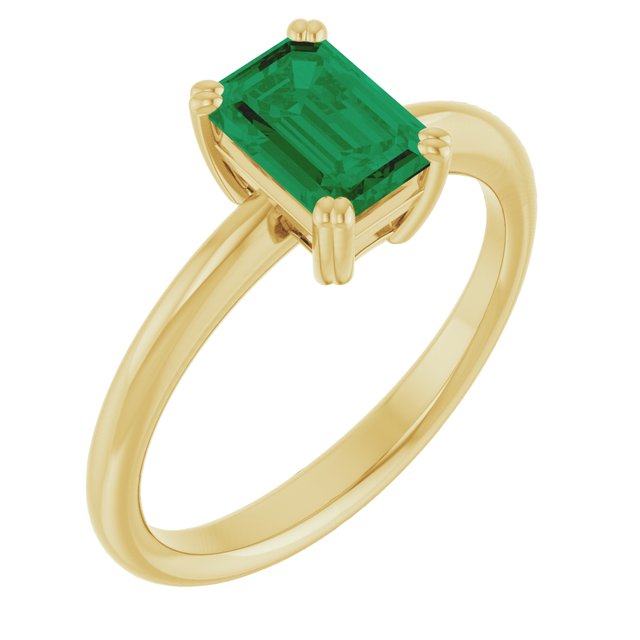 Lab-Grown Emerald | Emerald | 7 x 5mm