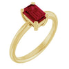 Lab-Grown Ruby | Emerald | 7 x 5mm