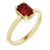 Natural Mozambique Garnet | Emerald | 7 x 5mm