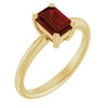 Natural Mozambique Garnet | Emerald | 7 x 5mm
