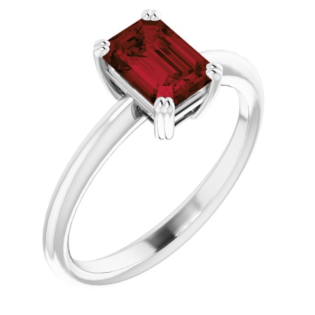 Natural Mozambique Garnet | Emerald | 7 x 5mm