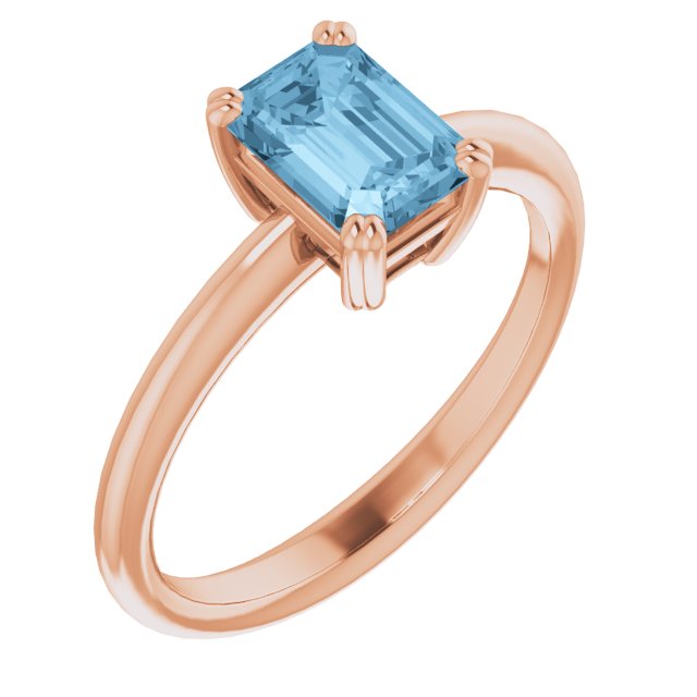 Natural Sky Blue Topaz | Emerald | 7 x 5mm