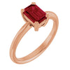 Lab-Grown Ruby | Emerald | 7 x 5mm