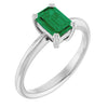 Lab-Grown Emerald | Emerald | 7 x 5mm