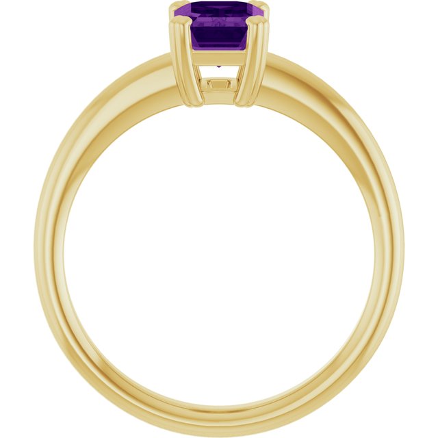 Natural Amethyst | Emerald | 7 x 5mm