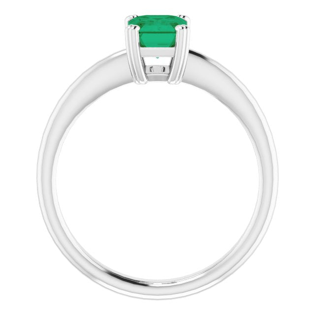 Lab-Grown Emerald | Emerald | 7 x 5mm