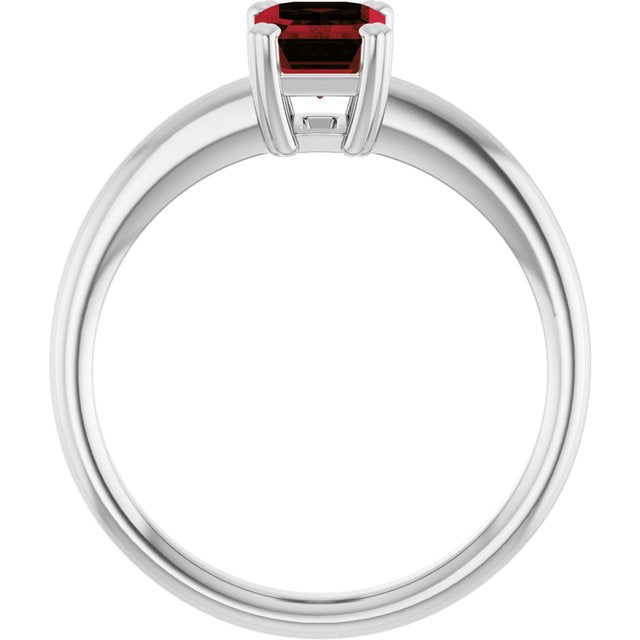Natural Mozambique Garnet | Emerald | 7 x 5mm
