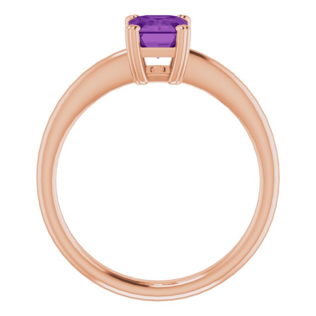 Natural Amethyst | Emerald | 7 x 5mm