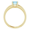 Natural Sky Blue Topaz | Emerald | 7 x 5mm