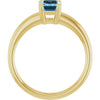 Natural Sky Blue Topaz | Emerald | 7 x 5mm