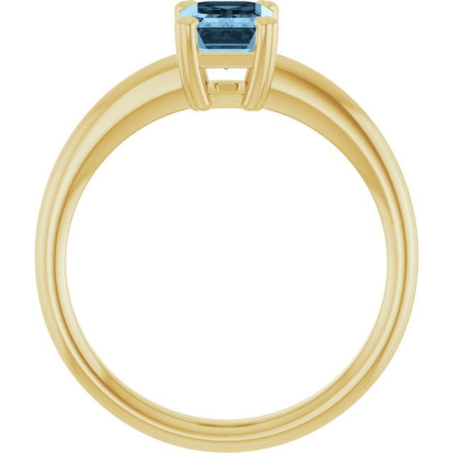Natural Sky Blue Topaz | Emerald | 7 x 5mm