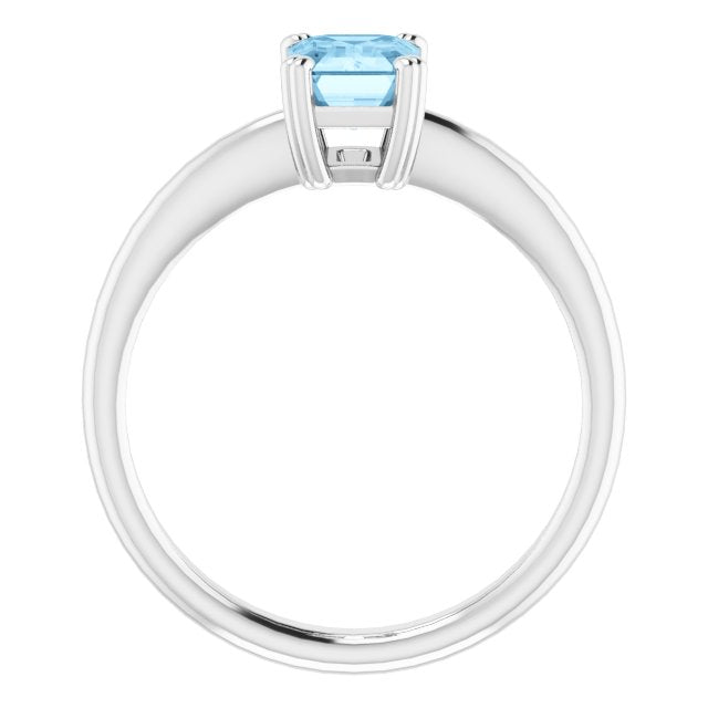 Natural Sky Blue Topaz | Emerald | 7 x 5mm