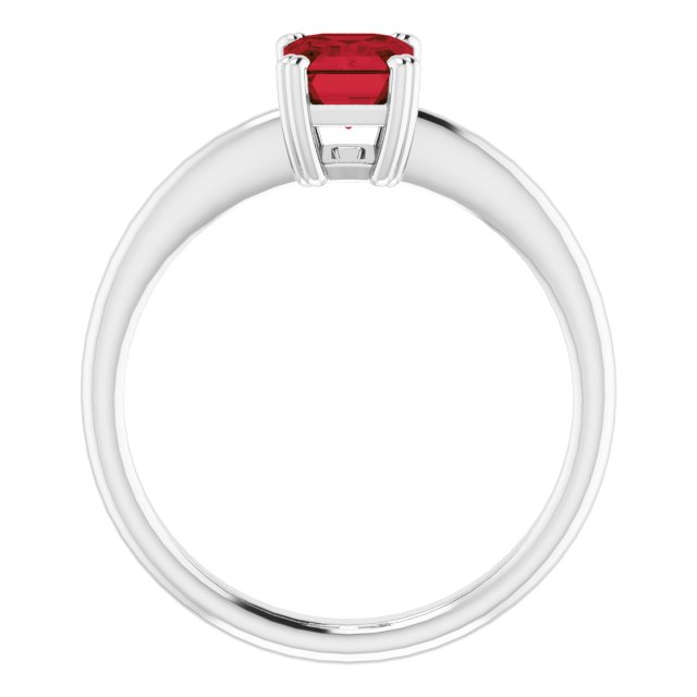 Natural Mozambique Garnet | Emerald | 7 x 5mm