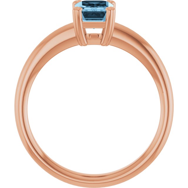 Natural Sky Blue Topaz | Emerald | 7 x 5mm