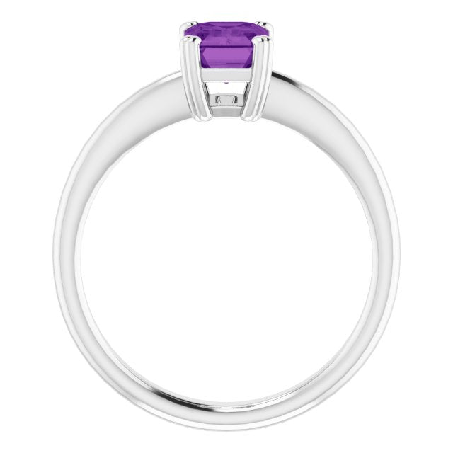 Natural Amethyst | Emerald | 7 x 5mm