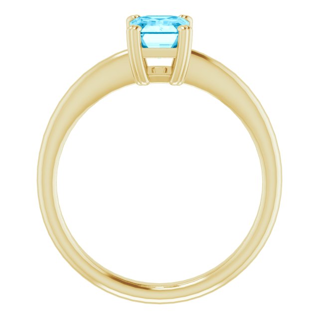 Natural Aquamarine | Emerald | 7 x 5mm