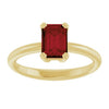Natural Mozambique Garnet | Emerald | 7 x 5mm