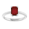 Natural Mozambique Garnet | Emerald | 7 x 5mm