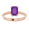 Natural Amethyst | Emerald | 7 x 5mm