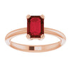 Natural Mozambique Garnet | Emerald | 7 x 5mm
