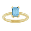 Natural Sky Blue Topaz | Emerald | 7 x 5mm