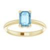 Natural Sky Blue Topaz | Emerald | 7 x 5mm