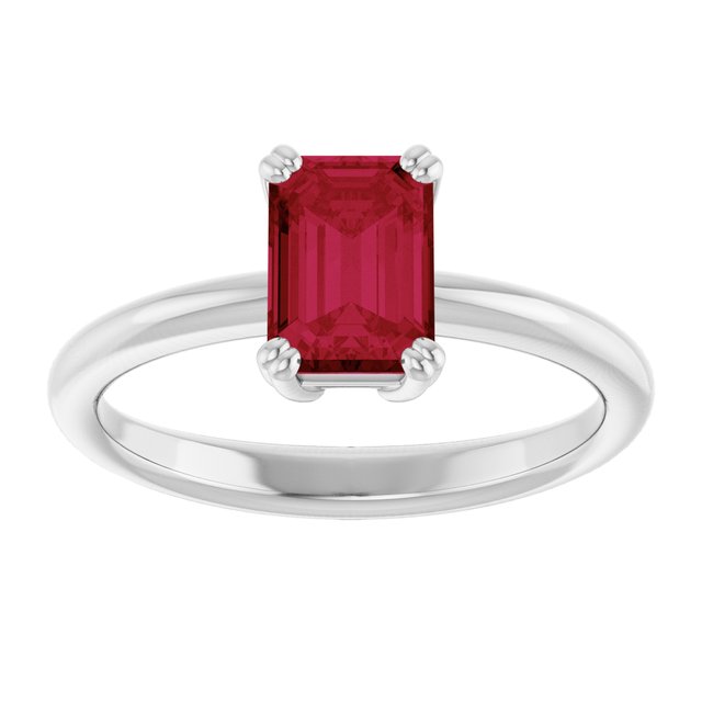 Lab-Grown Ruby | Emerald | 7 x 5mm
