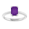 Natural Amethyst | Emerald | 7 x 5mm