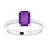 Natural Amethyst | Emerald | 7 x 5mm