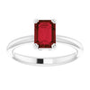 Natural Mozambique Garnet | Emerald | 7 x 5mm