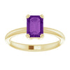 Natural Amethyst | Emerald | 7 x 5mm