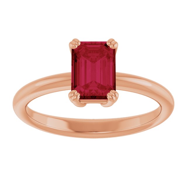 Lab-Grown Ruby | Emerald | 7 x 5mm