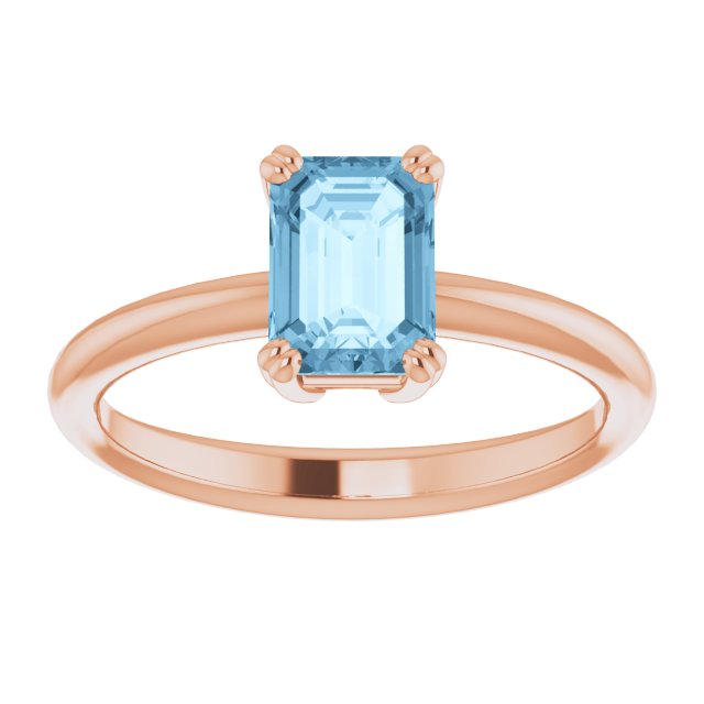 Natural Sky Blue Topaz | Emerald | 7 x 5mm