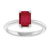 Lab-Grown Ruby | Emerald | 7 x 5mm