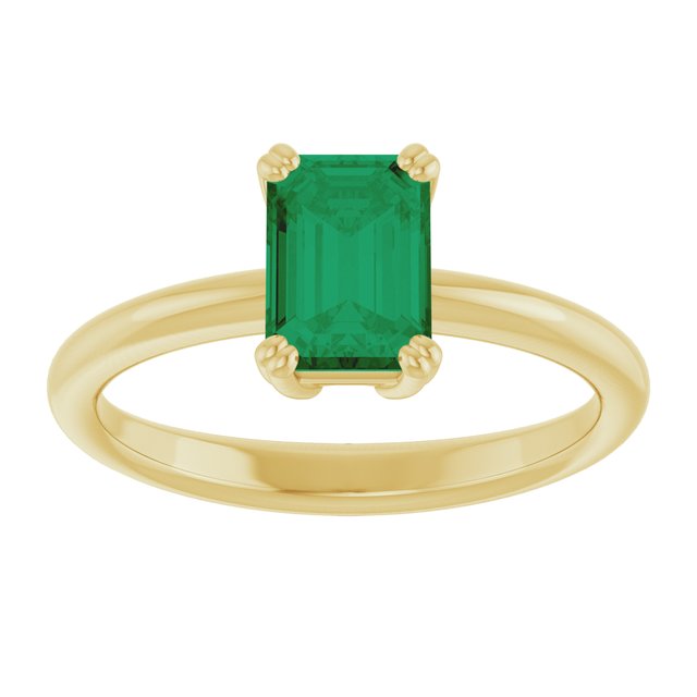 Lab-Grown Emerald | Emerald | 7 x 5mm