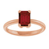 Natural Mozambique Garnet | Emerald | 7 x 5mm
