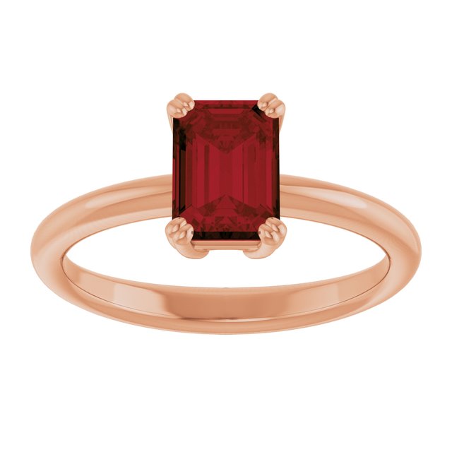 Natural Mozambique Garnet | Emerald | 7 x 5mm