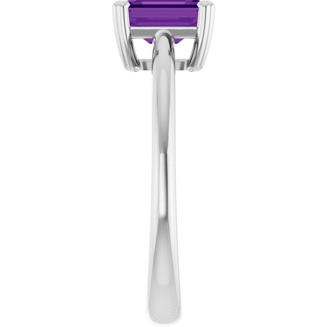 Natural Amethyst | Emerald | 7 x 5mm