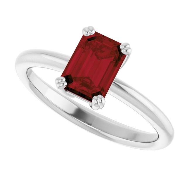 Natural Mozambique Garnet | Emerald | 7 x 5mm
