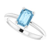 Natural Sky Blue Topaz | Emerald | 7 x 5mm