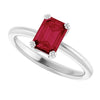 Lab-Grown Ruby | Emerald | 7 x 5mm