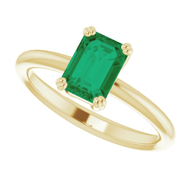 Lab-Grown Emerald | Emerald | 7 x 5mm