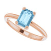 Natural Sky Blue Topaz | Emerald | 7 x 5mm