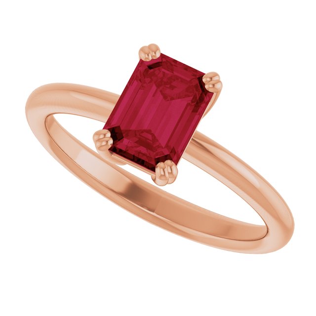 Lab-Grown Ruby | Emerald | 7 x 5mm