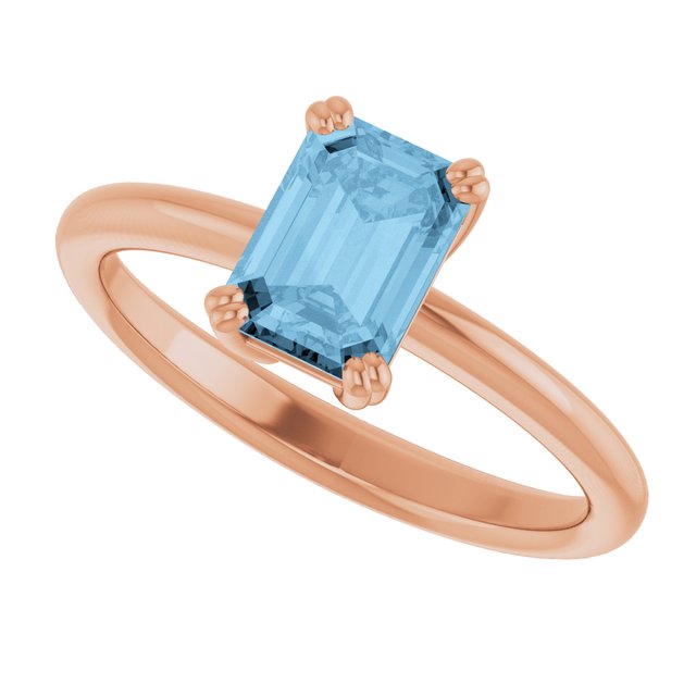 Natural Sky Blue Topaz | Emerald | 7 x 5mm